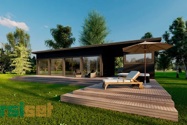 Vario XS — Finnish log family home